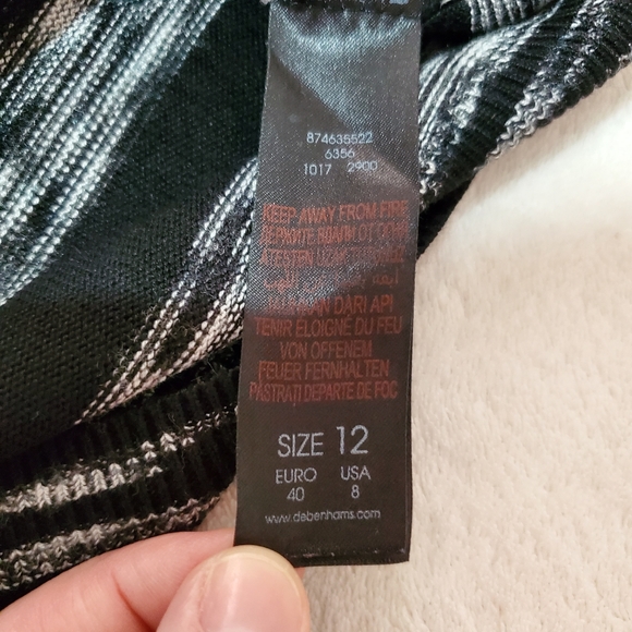 J by Jasper Conran Black and White Women's Sweater - Picture 5 of 7